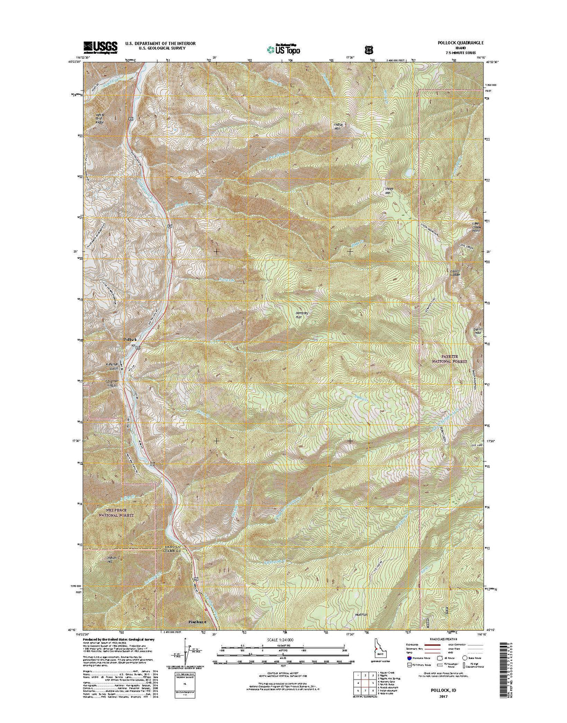 Pollock, ID