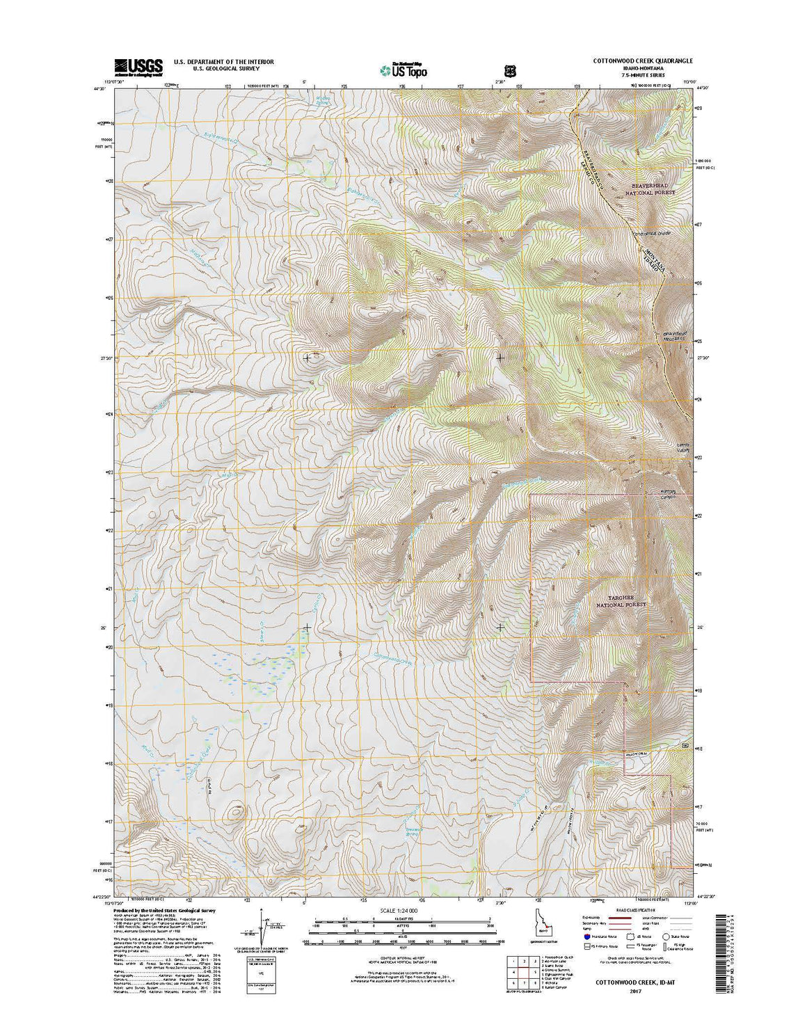 Cottonwood Creek, ID-MT