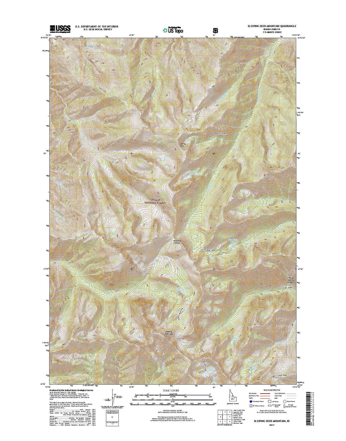 Sleeping Deer Mountain, ID