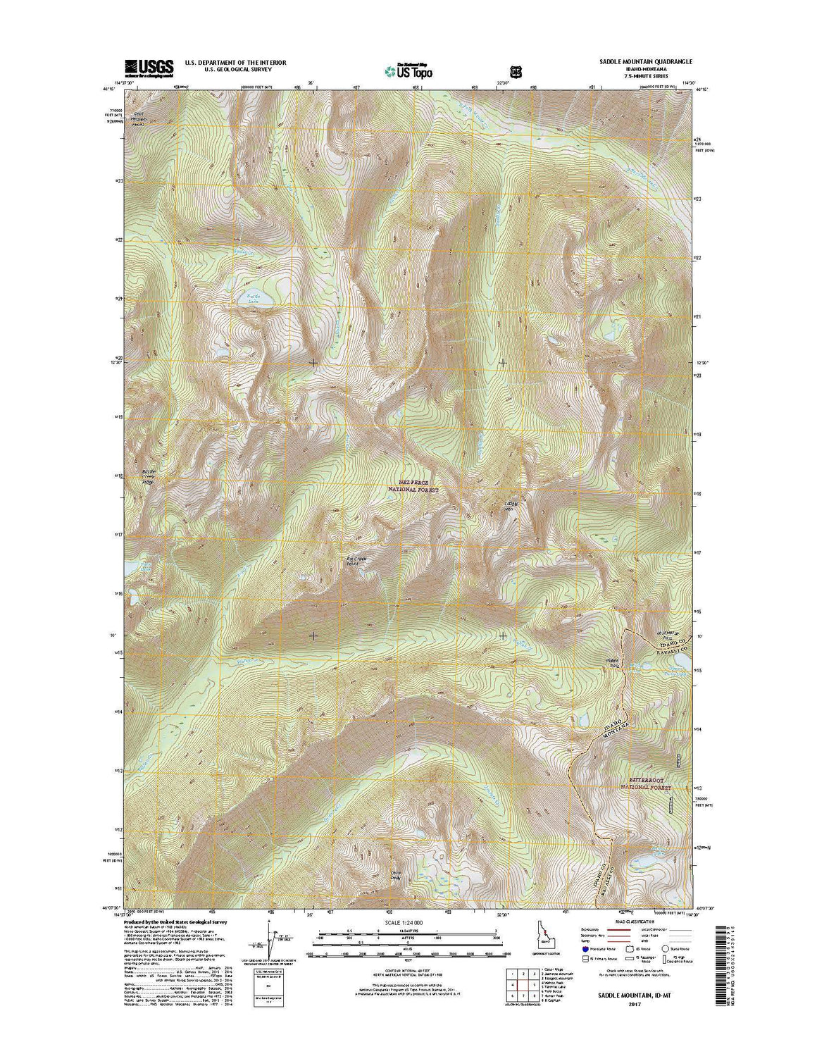 Saddle Mountain, ID-MT