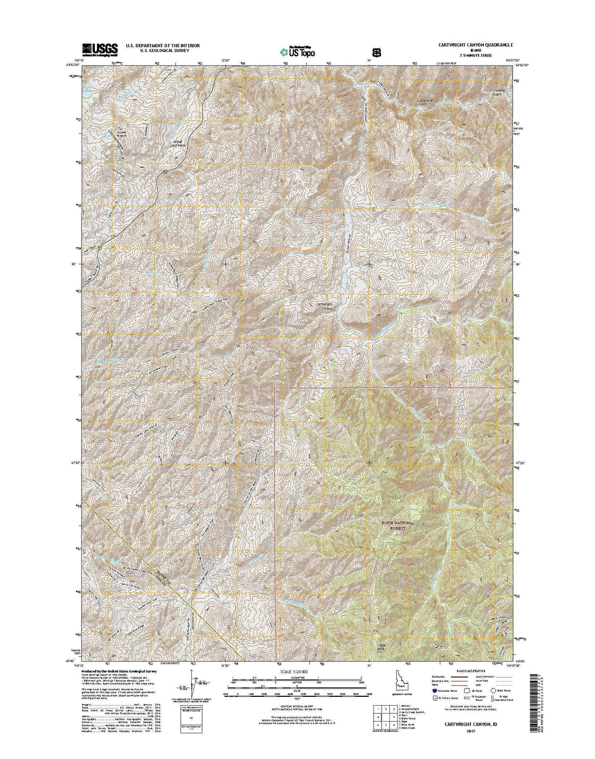 Cartwright Canyon, ID