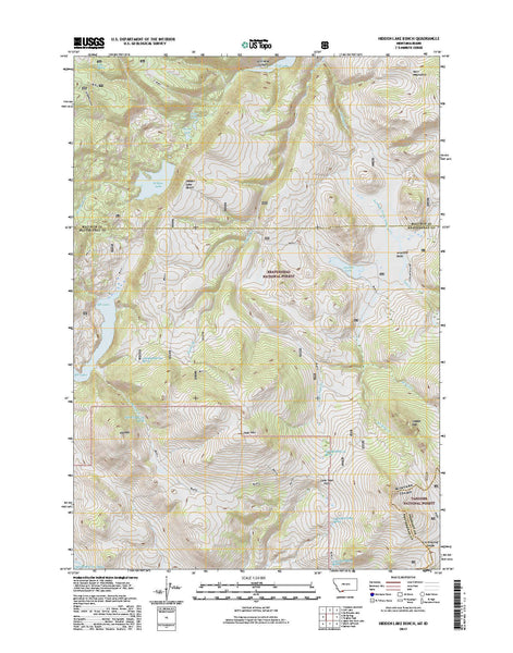 Hidden Lake Bench, MT-ID