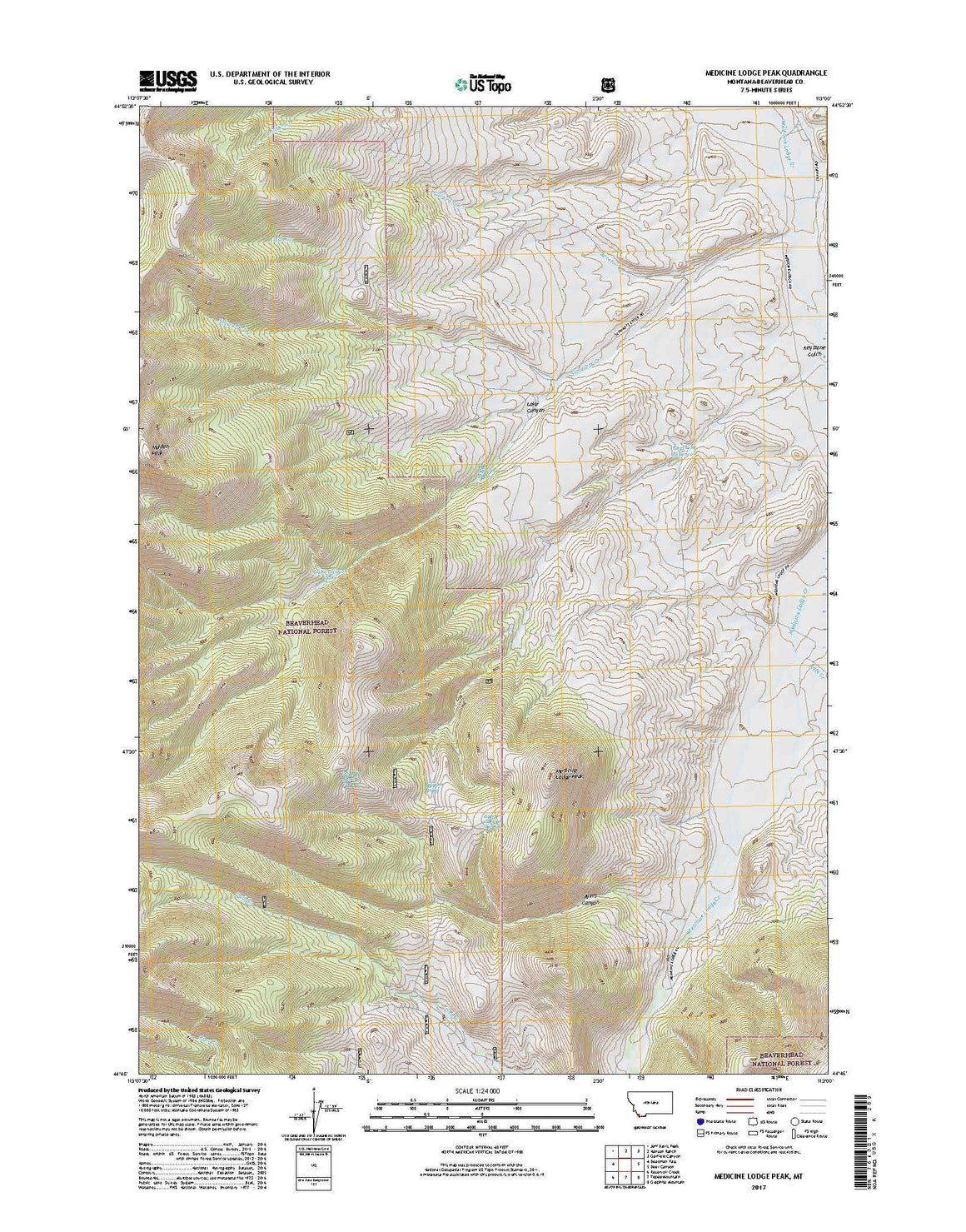 Medicine Lodge Peak, MT