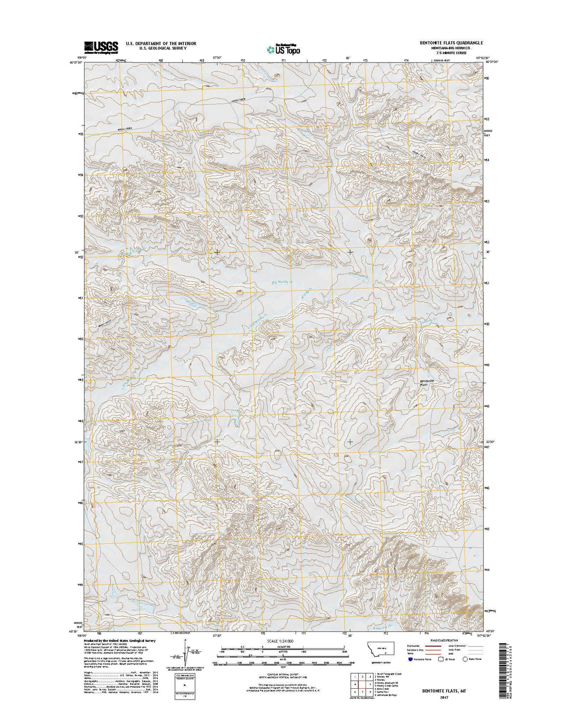 Bentonite Flats, MT