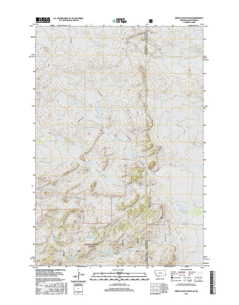 North Slick Creek, MT-SD
