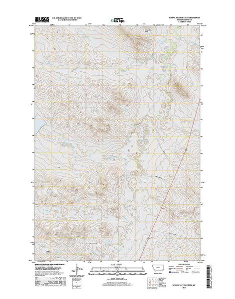 School Section Creek, MT