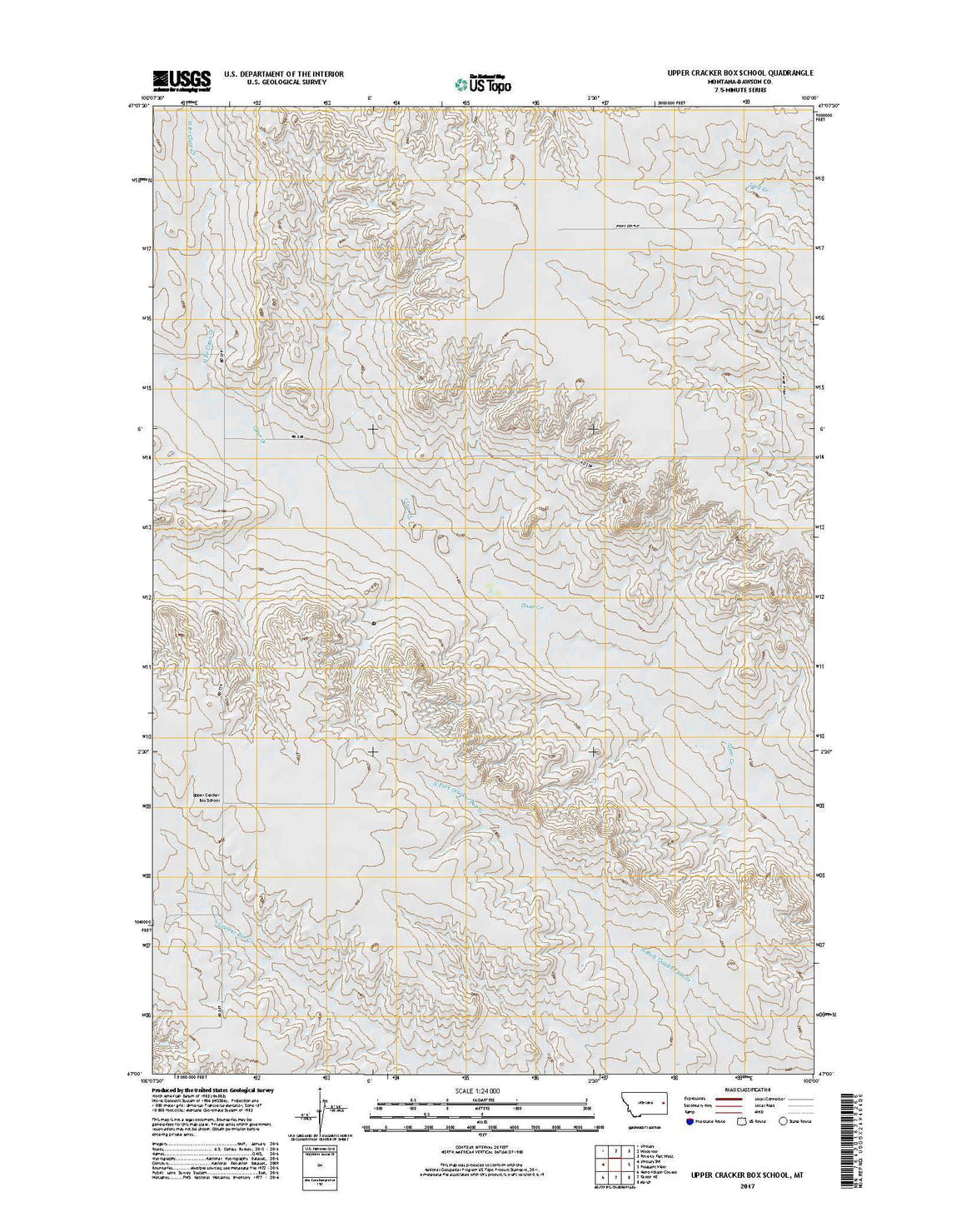 Upper Cracker Box School, MT