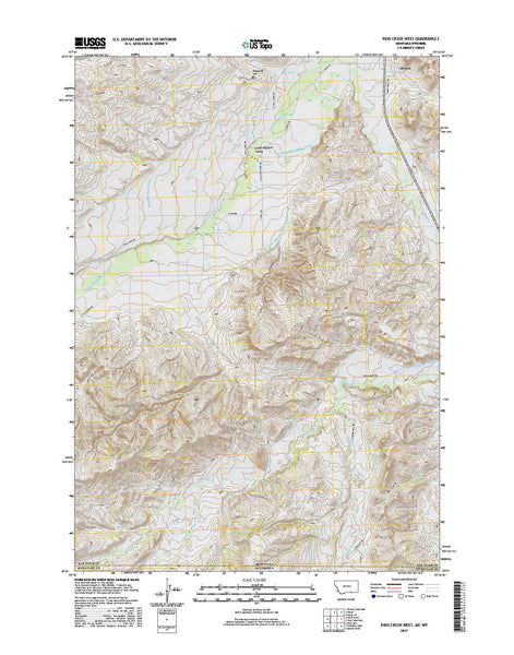 Pass Creek West, MT-WY