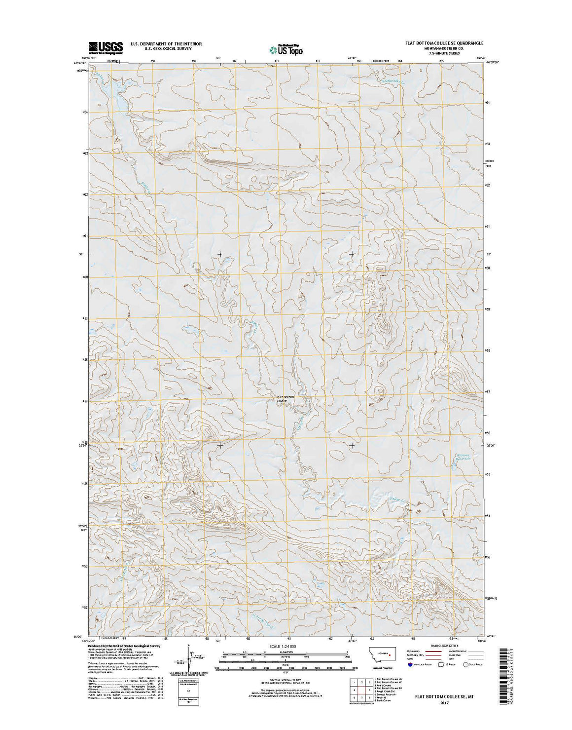 Flat Bottom Coulee SE, MT
