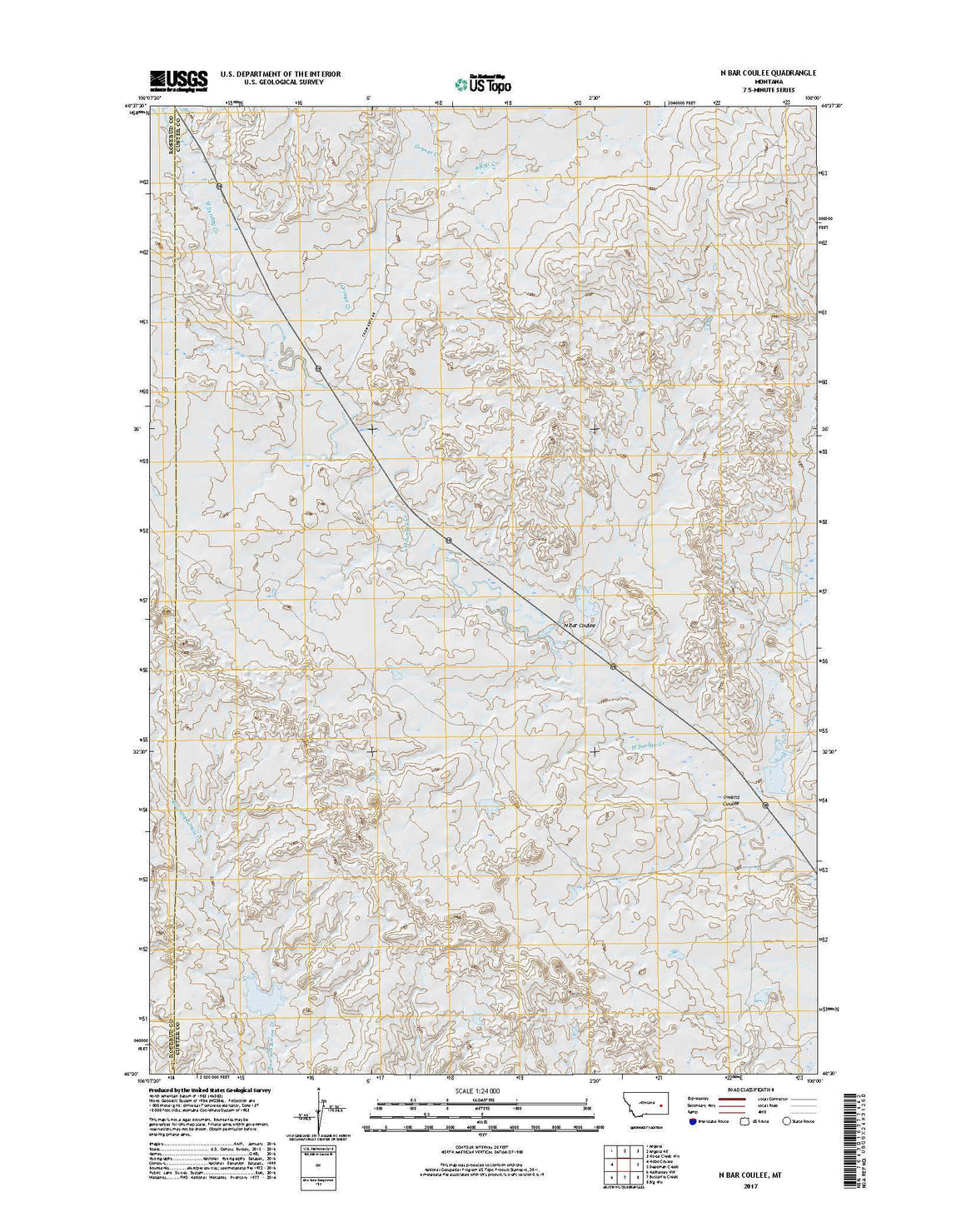 N Bar Coulee, MT