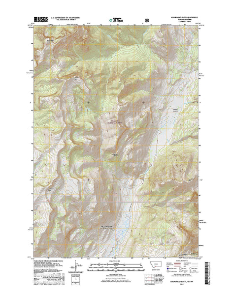 Roundhead Butte, MT-WY