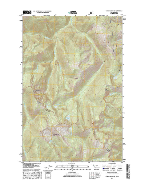 Schley Mountain, MT-ID