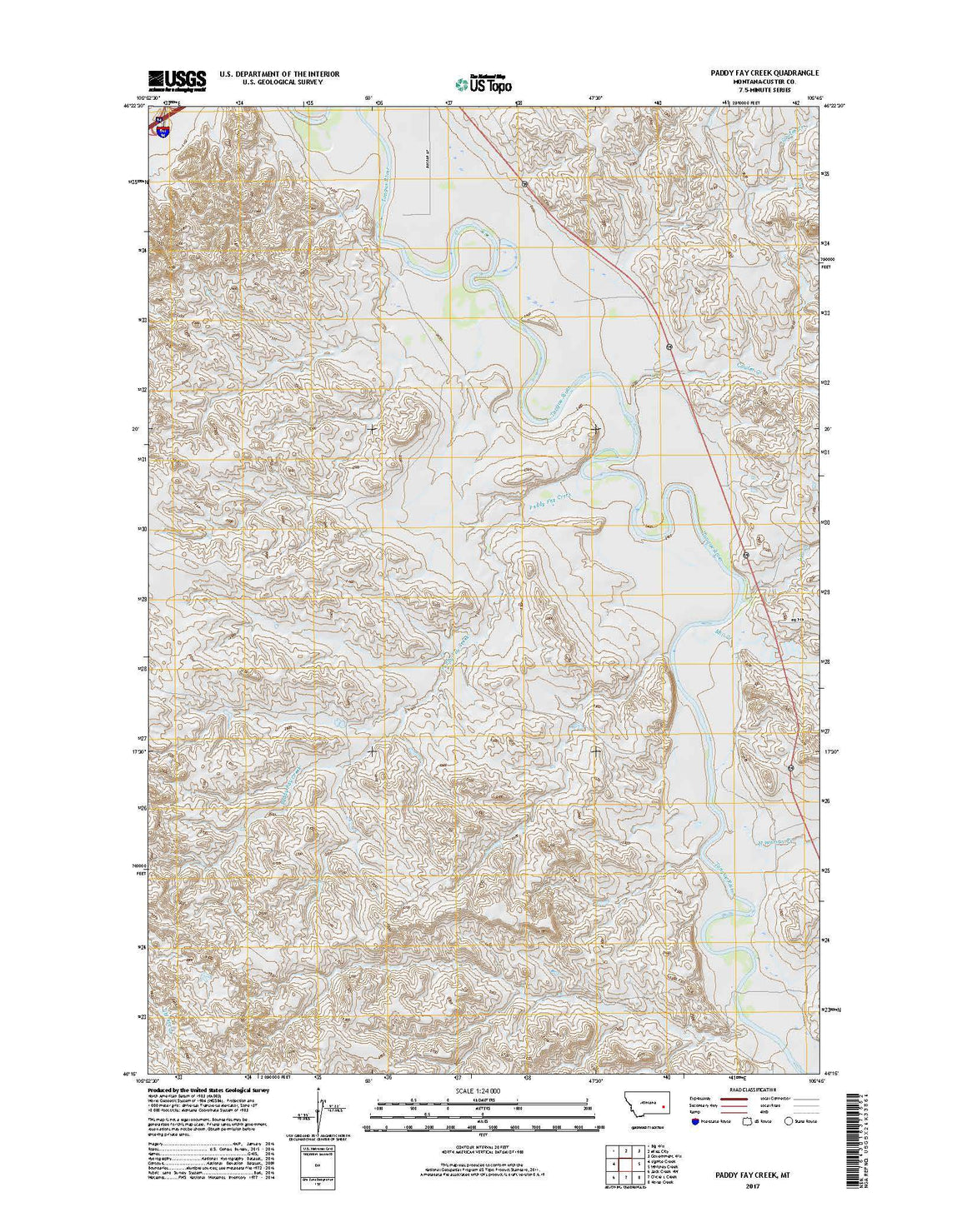 Paddy Fay Creek, MT