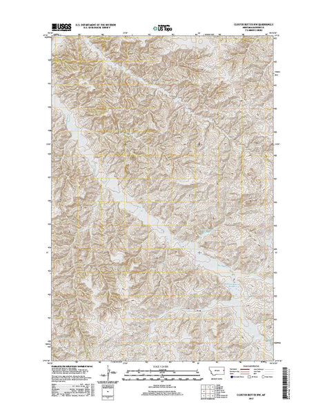 Cluster Buttes NW, MT