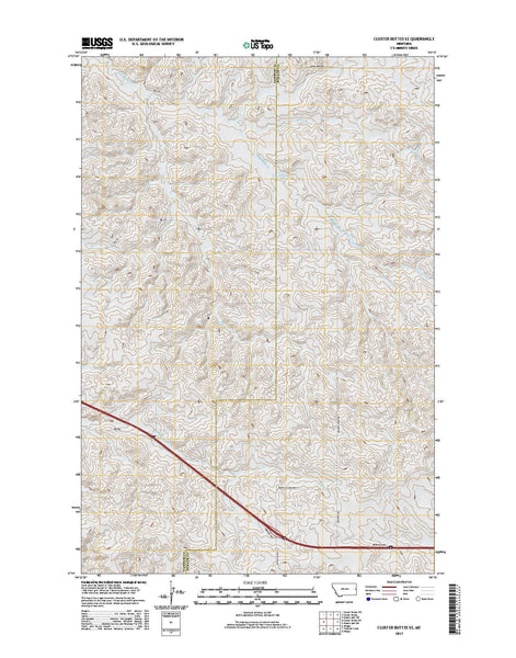 Cluster Buttes SE, MT