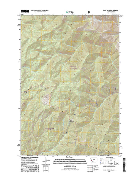 Horse Creek Pass, MT-ID