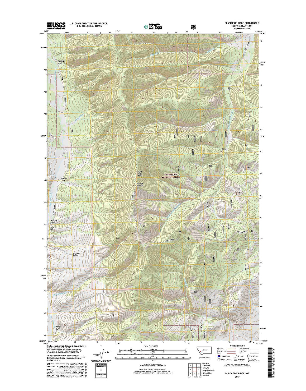 Black Pine Ridge, MT