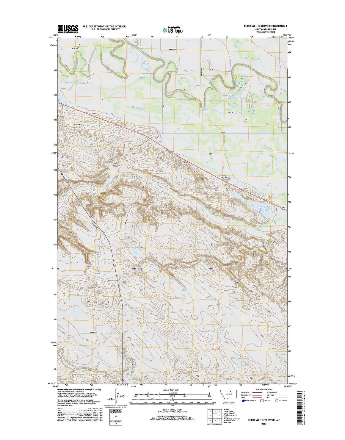 Threemile Reservoir, MT