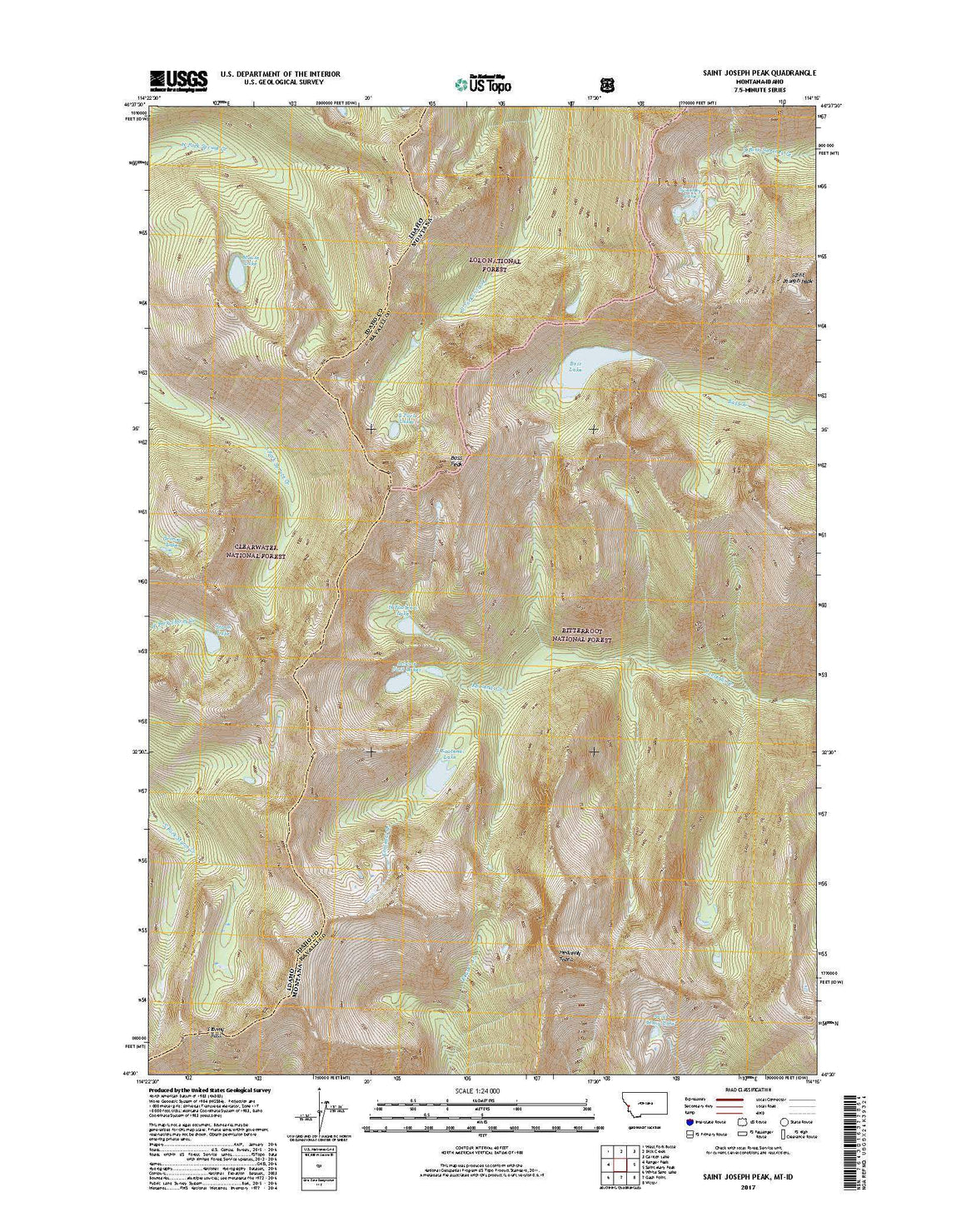 Saint Joseph Peak, MT-ID