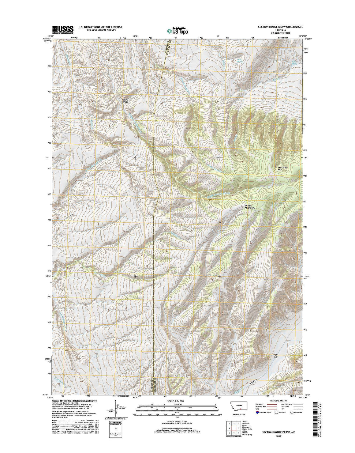 Section House Draw, MT
