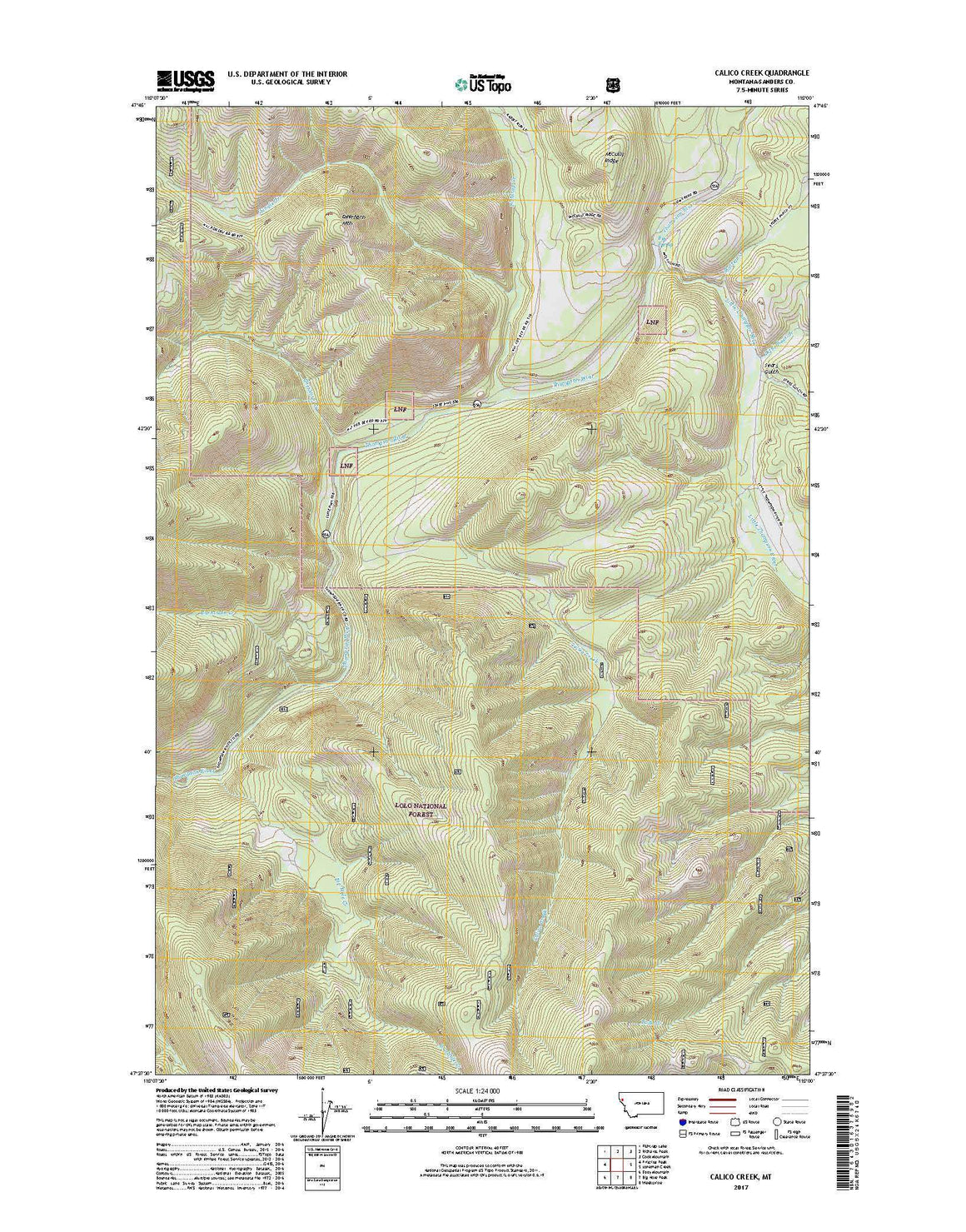 Calico Creek, MT