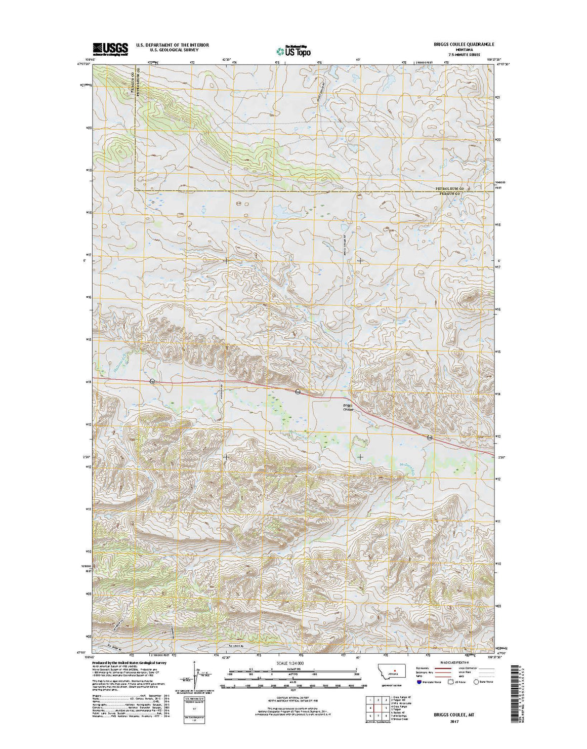 Briggs Coulee, MT