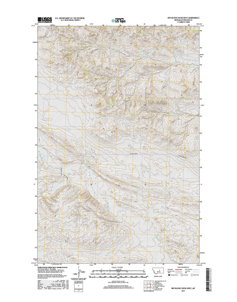 Dry Blood Creek West, MT