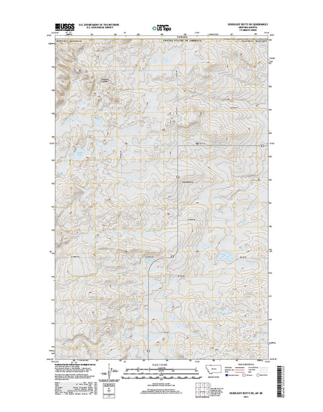 Headlight Butte NE, MT-AB