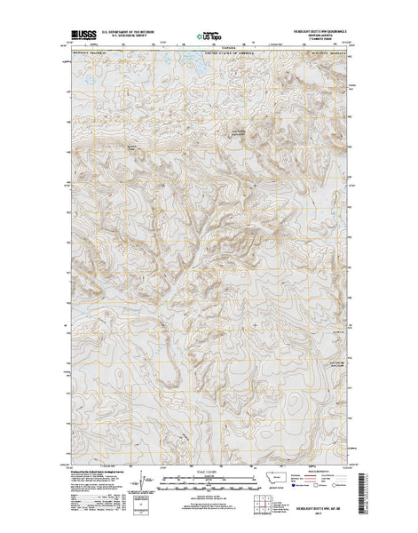 Headlight Butte NW, MT-AB