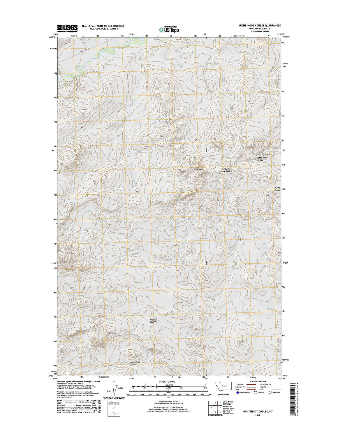 Nightshoot Coulee, MT