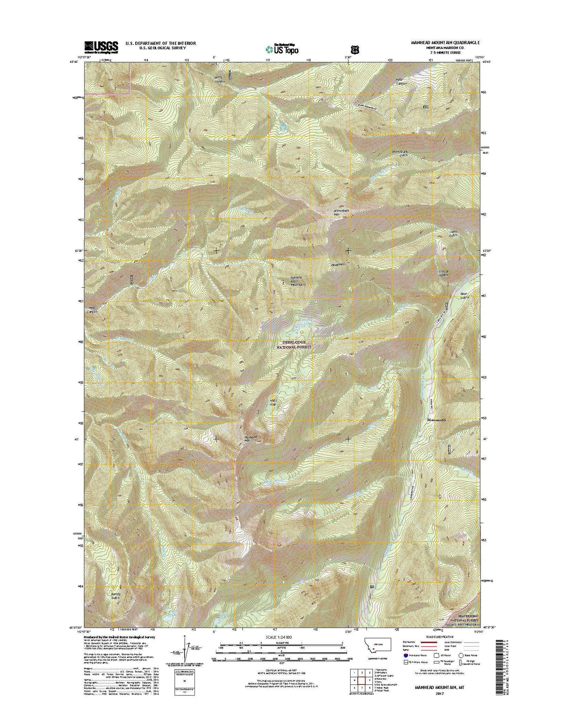 Manhead Mountain, MT