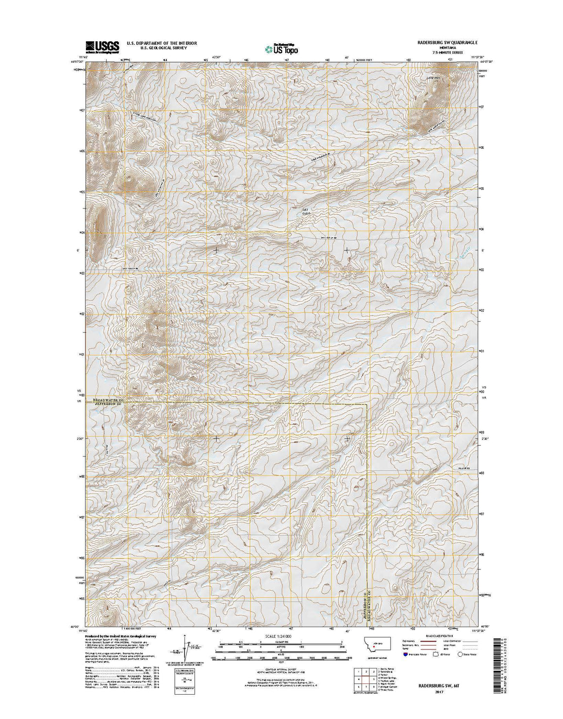 Radersburg SW, MT