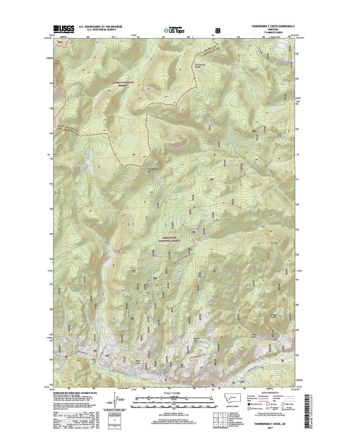 Thunderbolt Creek, MT