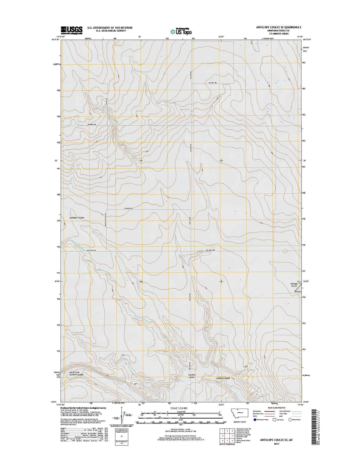 Antelope Coulee SE, MT