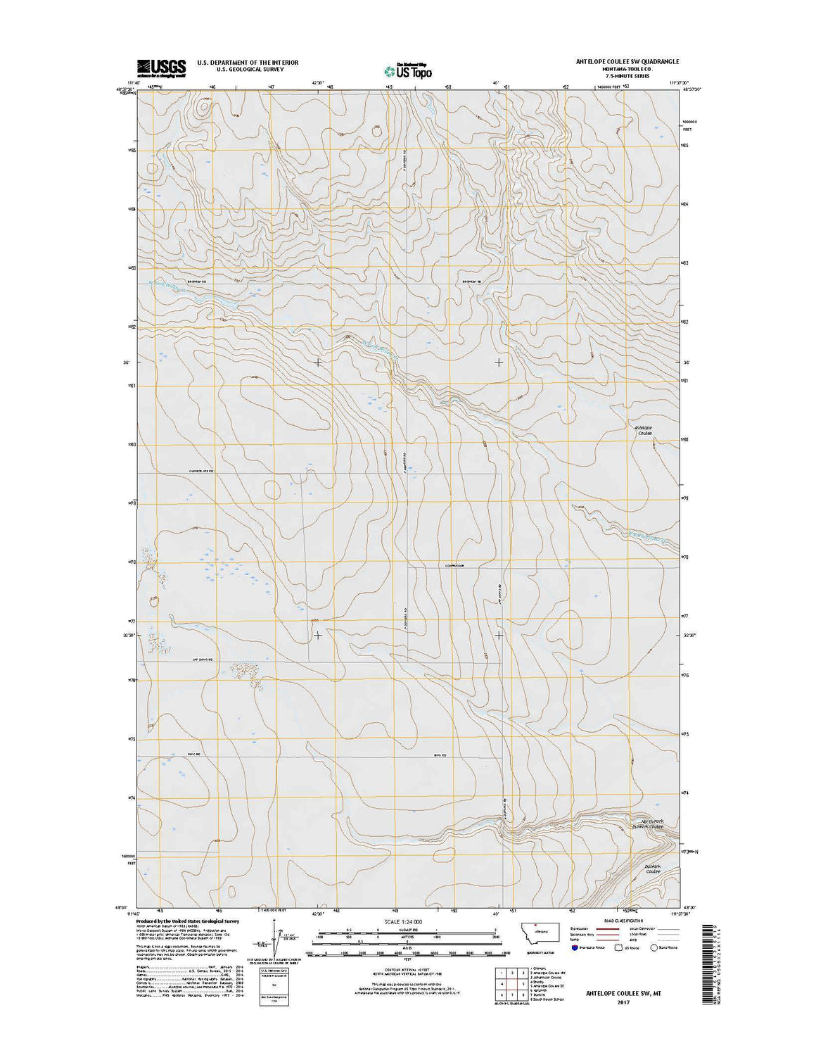 Antelope Coulee SW, MT