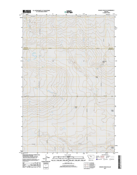Fowler Coulee NE, MT