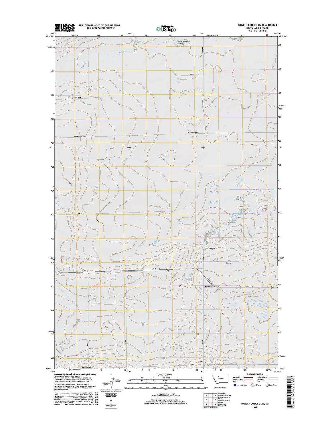 Fowler Coulee SW, MT