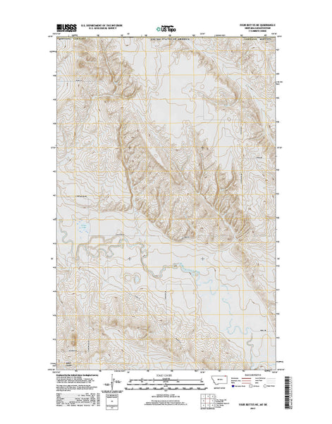 Four Buttes NE, MT-SK