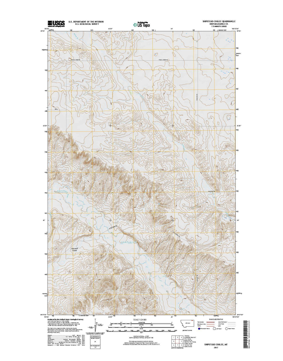 Shipstead Coulee, MT
