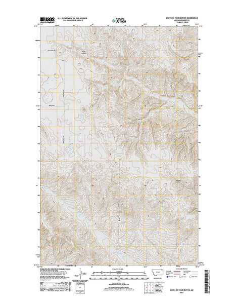 South of Four Buttes, MT