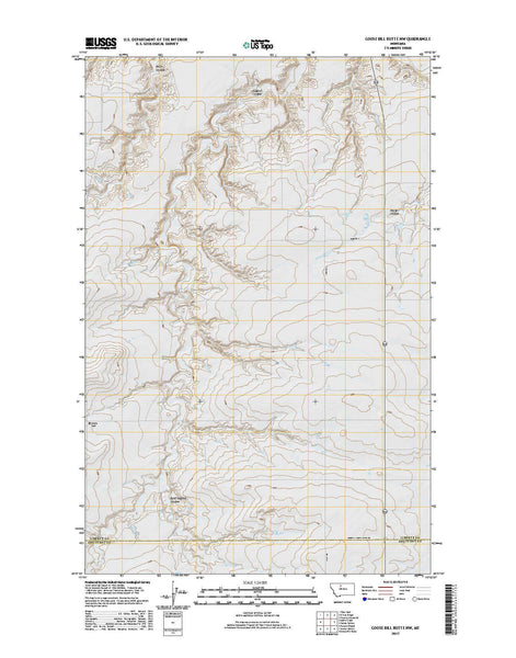 Goose Bill Butte NW, MT