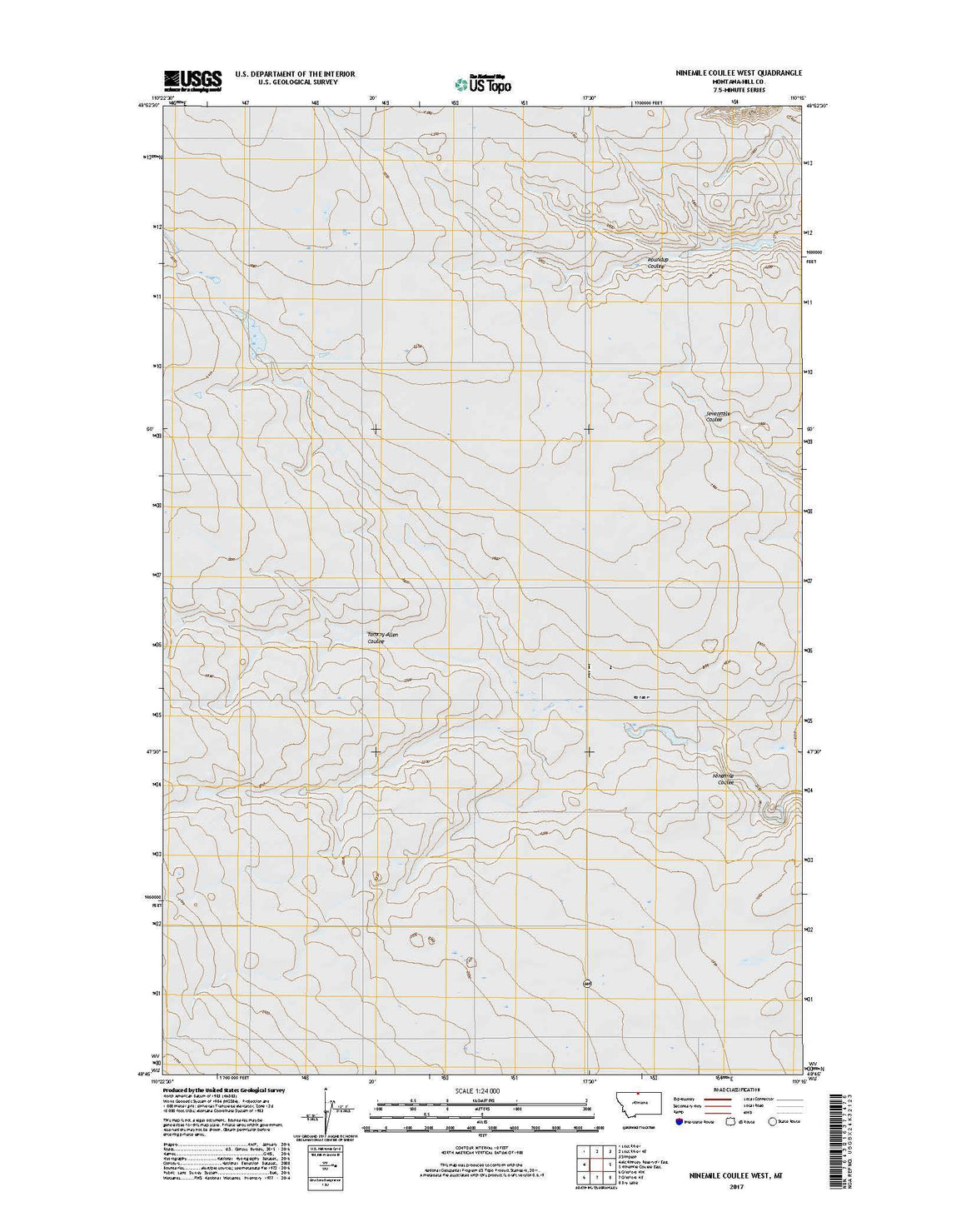 Ninemile Coulee West, MT