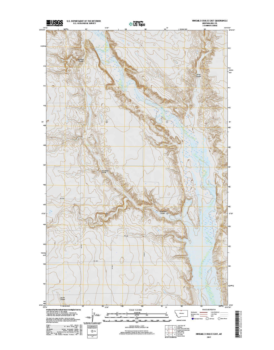 Ninemile Coulee East, MT