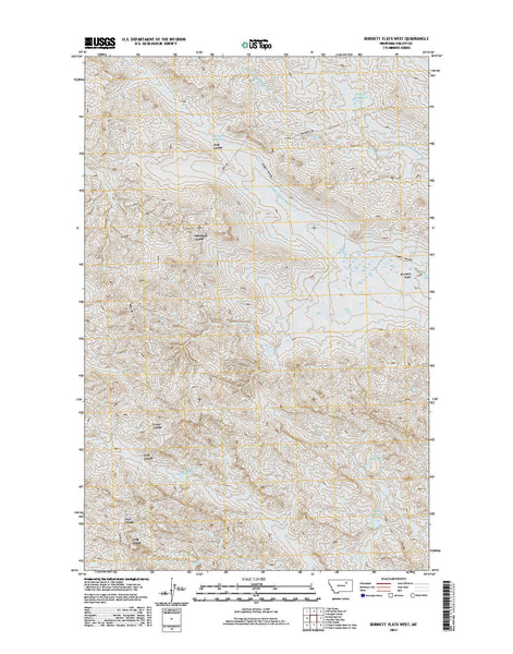 Burnett Flats West, MT