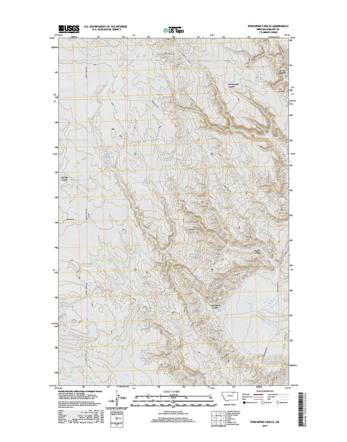 Porcupine Coulee, MT