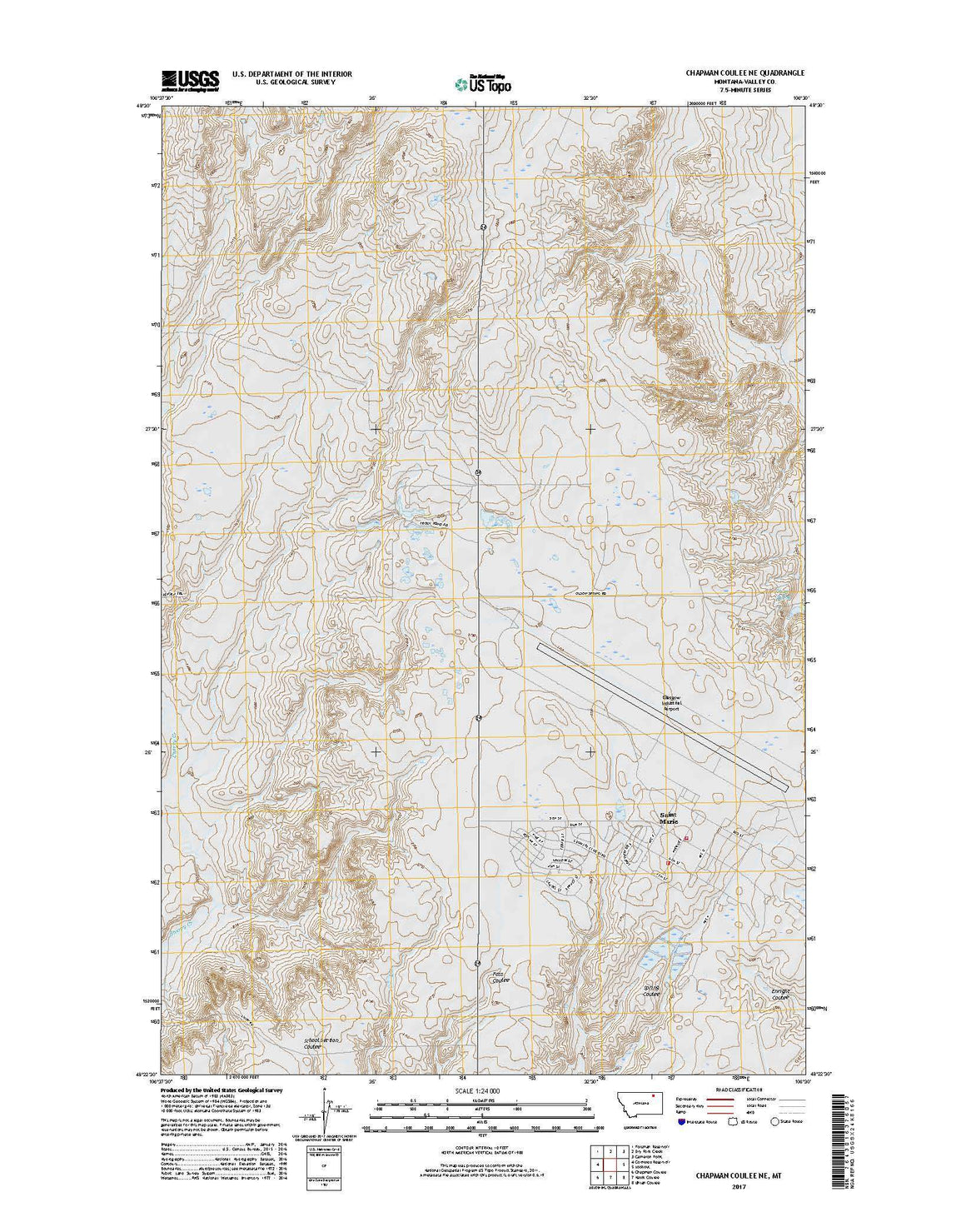 Chapman Coulee NE, MT