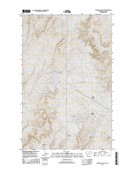 Chapman Coulee NE, MT