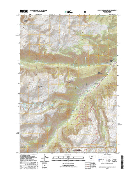 Black Pyramid Mountain, MT-WY