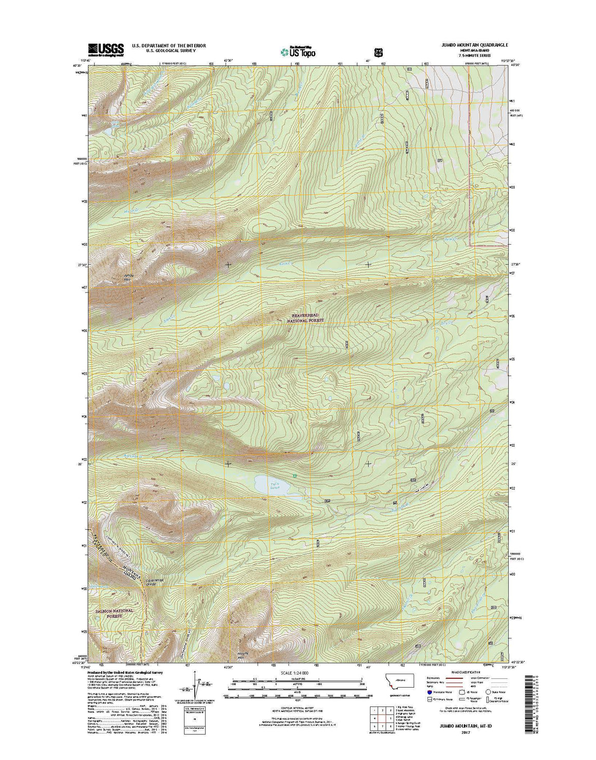 Jumbo Mountain, MT-ID