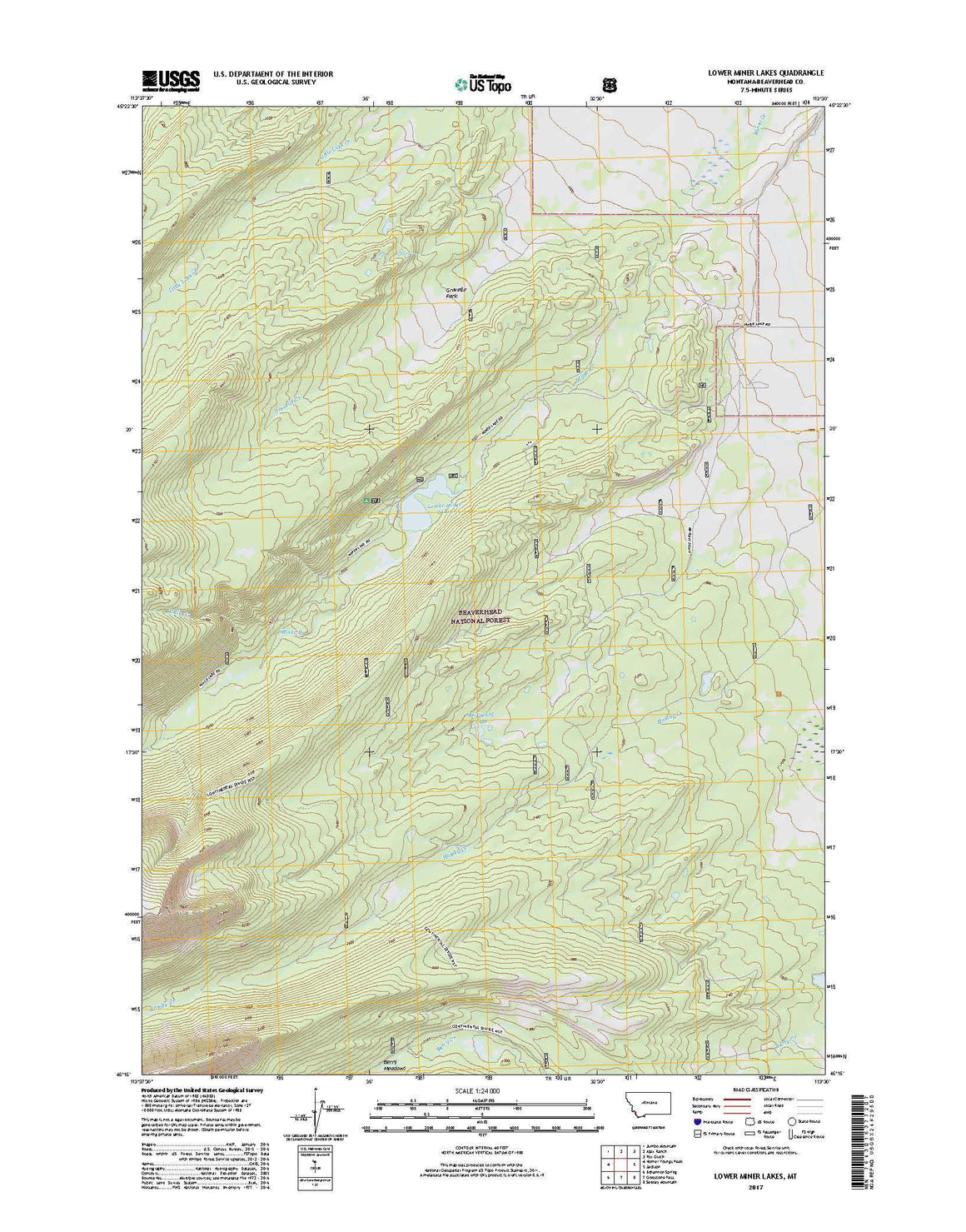 Lower Miner Lakes, MT